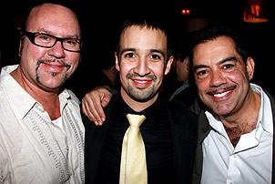 Broadway In the Heights Opening - Desmond Child - Lin-Manuel Miranda - Carlos Gomez