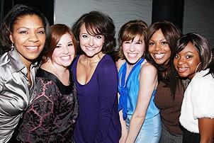 Shannon Durig Celebrates 1000 - Nicole Powell, Shannon Durig, Niki Scalera, Jacqui Polk, Terita Redd, Naturi Naughton