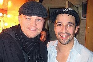 Leonardo DiCaprio at In the Heights - Leonardo DiCaprio - Lin-Manuel Miranda