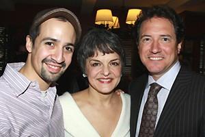 Priscilla Lopez Caricature at Sardi's - Lin-Manuel Miranda - Kevin McCollum - Priscilla Lopez
