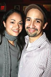 Priscilla Lopez Caricature at Sardi's - Lin-Manuel Miranda - Karen Olivo