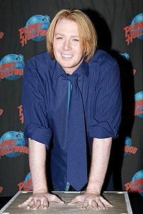 Clay Aiken at Planet Hollywood - Clay Aiken (cement 2)