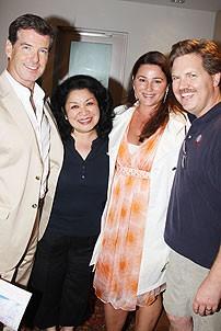 Brosnan at South Pacific - Pierce Brosnan - Keely Shaye Smith - Loretta Ables Sayre - David Sayre