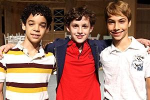 Billy Elliot cast meet and greet - David Alvarez - Trent Kowalik - Kiril Kulish 