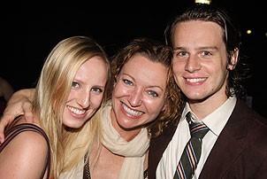 2008 Hair Opening - Jonathan Groff - Julie White - daughter Alexandra