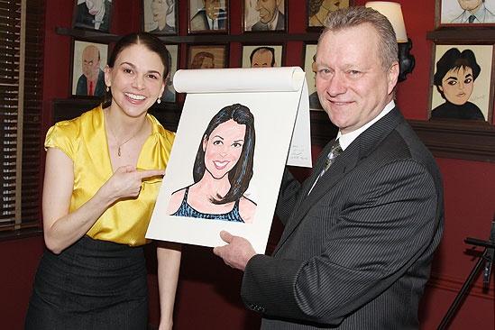 Sutton Foster Honored at Sardi’s – Sutton Foster – Max Klimavicius