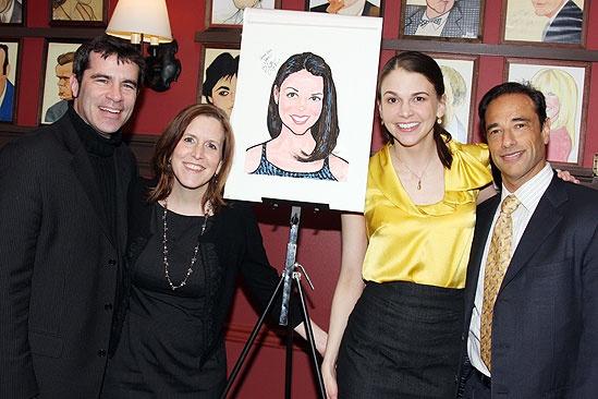 Sutton Foster Honored at Sardi’s – Sutton Foster – Mike Isaacson – Kristin Caskey – Hal Luftig