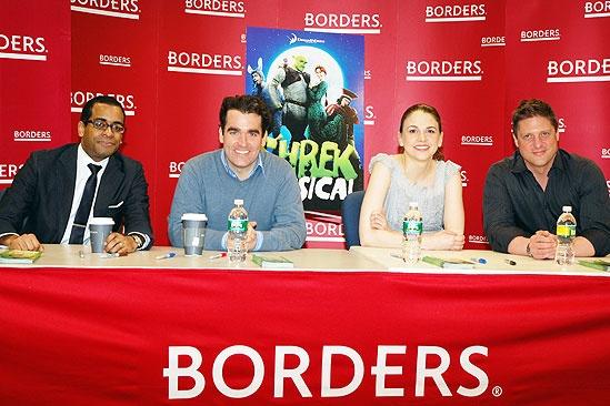 Shrek the Musical CD Signing – Daniel Breaker – Brian d’Arcy James – Sutton Foster – Christopher Sieber