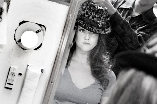 Girls in Jersey Boys – Bridget in hat