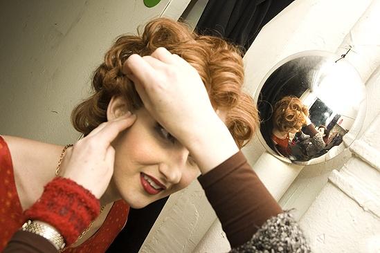 Girls in Jersey Boys – new wig