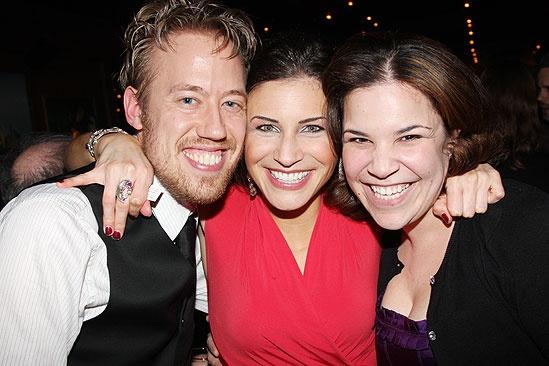 Happiness Opening Night – Chris Fenwick – Jenny Powers – Lindsay Mendez
