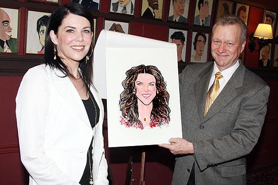Lauren Graham and Oliver Platt at Sardi’s – Lauren Graham – Max Klimivicius