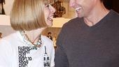 Even notoriously stoic Vogue magazine editor Anna Wintour melts into a warm smile when Jackman is around. Yeah, he has that effect on people.