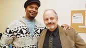 Producer Jeffrey Richards (posing with Grier) has a history of producing Mamet plays on Broadway (Glengarry Glen Ross, November, Speed-the Plow). Here&rsquo;s to another successful collaboration!