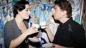 New Mary Poppins Stars 2009 at Sardi’s – Laura Michelle Kelly - Christian Borle (tea)