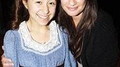Ragtime&rsquo;s Little Girl then and now: Thirteen-year-old Sarah Rosenthal poses with the actress who created her role, Lea Michele.