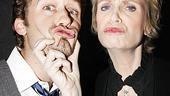 Okay, enough of the lovely-dovey stuff. Next time on Glee, it'll be back to the same old onscreen battle between Matthew Morrison and Jane Lynch--and we can't wait to see it.