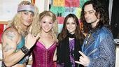 ...and how can she not grin while partying with campy comic stars like&nbsp;James Carpinello, Emily Padgett (on for Kerry Butler as Sherrie) and Constantine Maroulis?
