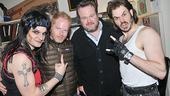 Check out these rocker guys! Ferguson and Stonestreet show off their toughness with Jeremy Woodward and Mitchell Jarvis.