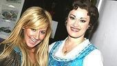 When Ashley Met Ashley!Tisdale Greets Brown backstage at Beauty.