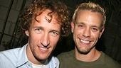 Rent producer Jeffrey Seller looking happy to have Adam back on Broadway.