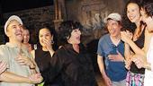 Chita Rivera at In the Heights - cast - Chita Rivera (laughing)