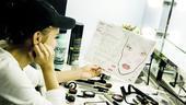 For makeup guidance, Butler can consult a handy how-to illustration.