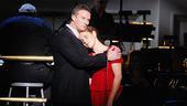 Popular UK recording artist Russell Watson comforts Sjoholm as Kristina&rsquo;s husband, Karl Oskar.