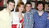 Alice Ripley at Sardi’s – Kyle Dean Massey – Alice Ripley – Adam Chanler-Berat – Louis Hobson 