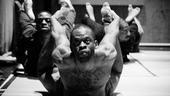 Ngaujah, critically acclaimed for his intensity onstage, brings the same palpable focus to his warm-up.