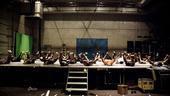Just 15 minutes into rehearsal, and already Fela! is something of a spectacle.