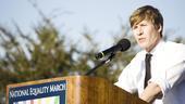 Hair at the National Equality March - Dustin Lance Black