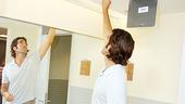 John Stamos Dressing Room - Carter Oosterhouse bathroom