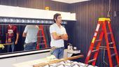 John Stamos Dressing Room - Carter Oosterhouse halfway 