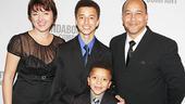 Bye Bye Birdie Opening Night - JC Montgomery - wife - sons