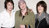 Playwrights Delia and Nora Ephron surround Ilene Beckerman, whose memoir gave their play its title. (Beckerman&rsquo;s personal story, told with the help of illustrations from her book, is a highlight of the evening.)