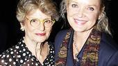 Looking much more glam than they did in Grey Gardens, new Love, Loss cast member Mary Louise Wilson is congratulated by fellow Tony winner Christine Ebersole.