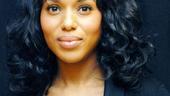 The drop-dead gorgeous Kerry Washington is making her Broadway debut as a law clerk in the show.