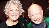 Wallace Shawn was also spotted at the celeb-magnet show. Here, he poses with Love, Loss star Tyne Daly.