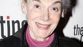 Stage grande dame Marian Seldes was an enthusiastic audience member at the event.