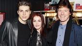...and Priscilla Presley brought along another rock legend to visit: Jerry Schilling, Elvis' right-hand man and manager.