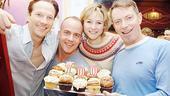Welcome to the Helen Hayes! Stars Sean Mahon, Jeffrey Kuhn, Jill Paice and Arnie Burton give us a warm welcome to their anniversary party.