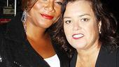 Rosie O&rsquo;Donnell poses with Queen Latifah, the honoree at her &ldquo;Broadway Extravaganza&rdquo; benefit for Rosie&rsquo;s Broadway Kids.