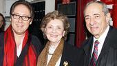 Mario and Matilda Cuomo congratulate the fourth star of the new play, James Spader.