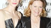 Cate Blanchett greets the show's fearless leader, director Liv Ullmann.