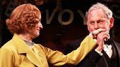 Victor Garber plants one on his leading lady and longtime friend, costar Lisa Banes.