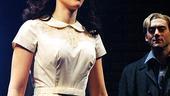 Scarlett Johansson savors the applause, as stage love Morgan Spector looks on.