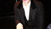 Unlike the Phantom, John Cudia is all smiles at his show&rsquo;s birthday celebration.