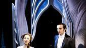 Sierra Boggess as Christine Daae and Ramin Karimloo as The Phantom in Love Never Dies.