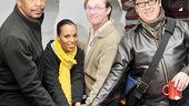 Stars David Alan Grier, Kerry Washington, Richard Thomas and James Spader get ready to cut the cake and get the party started.